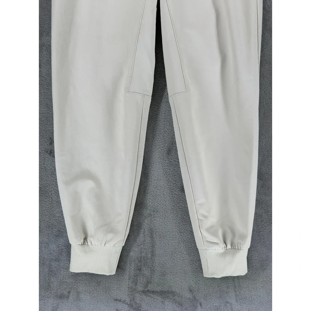 FIGS‎ Tansen Jogger Scrub Pants Sand Beige Neon Yellow Drawstring 1000203 Mens S
